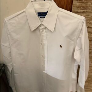 Ralph Lauren Women's White Button Down Shirt